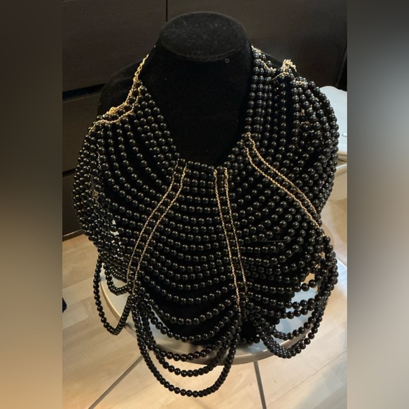 Pearl Body Chain Hand-woven Pearl Shawl Fashion  Body Jewelry By Bodily - Picture 14 of 15